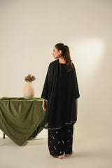 ZARQA EMBROIDERED 3PC (FARSHI)