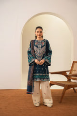 SAJJAL EMBROIDERED 3PC (FARSHI)