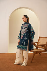 SAJJAL EMBROIDERED 3PC (FARSHI)