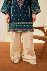 SAJJAL EMBROIDERED 3PC (FARSHI)