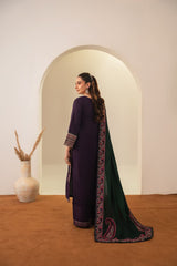 ROOHI EMBROIDERED 3PC (SHAWL)