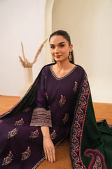 ROOHI EMBROIDERED 3PC (SHAWL)