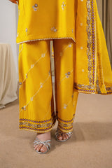 PREET EMBROIDERED 3PC (PLAZO)