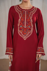 KESAR EMBROIDERED 3PC (FARSHI)