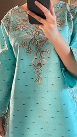 LAYLA EMBROIDERED 2PC (FARSHI)