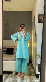 LAYLA EMBROIDERED 2PC (FARSHI)