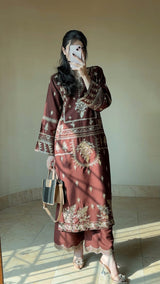 LIBAS EMBROIDERY 2PC (PLAZO)