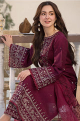 ZAREEN 3PC - EMBROIDERED DRESS
